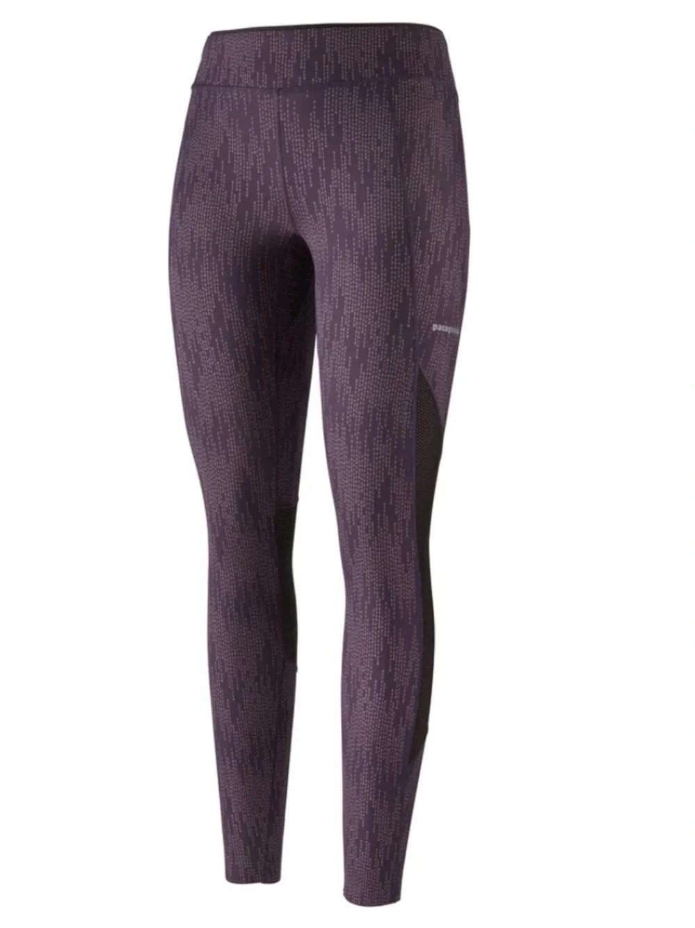 Patagonia Endless Run Tights — Purple Piton small with pocket